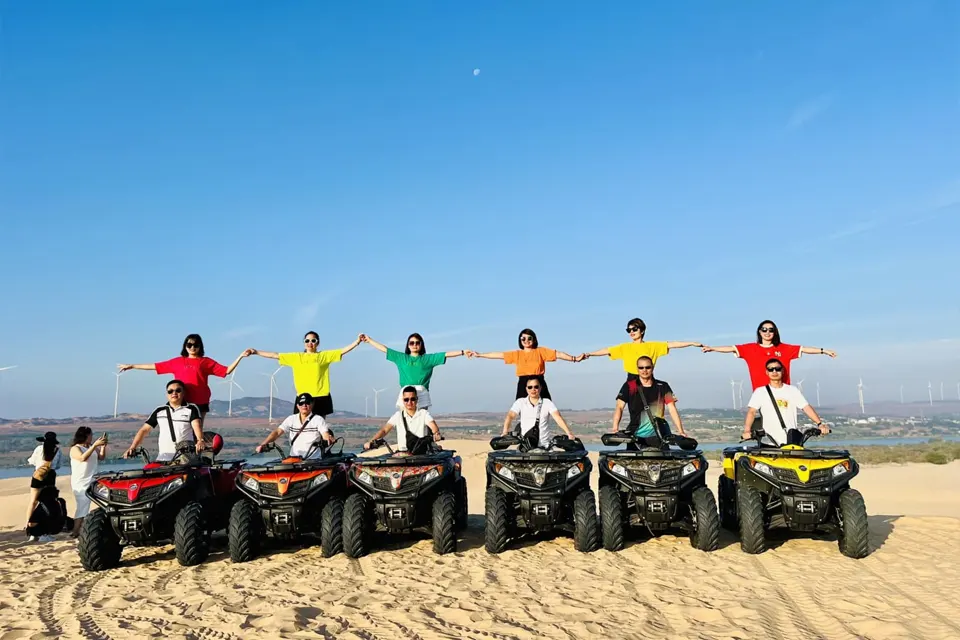 Atv trekking bàu trắng