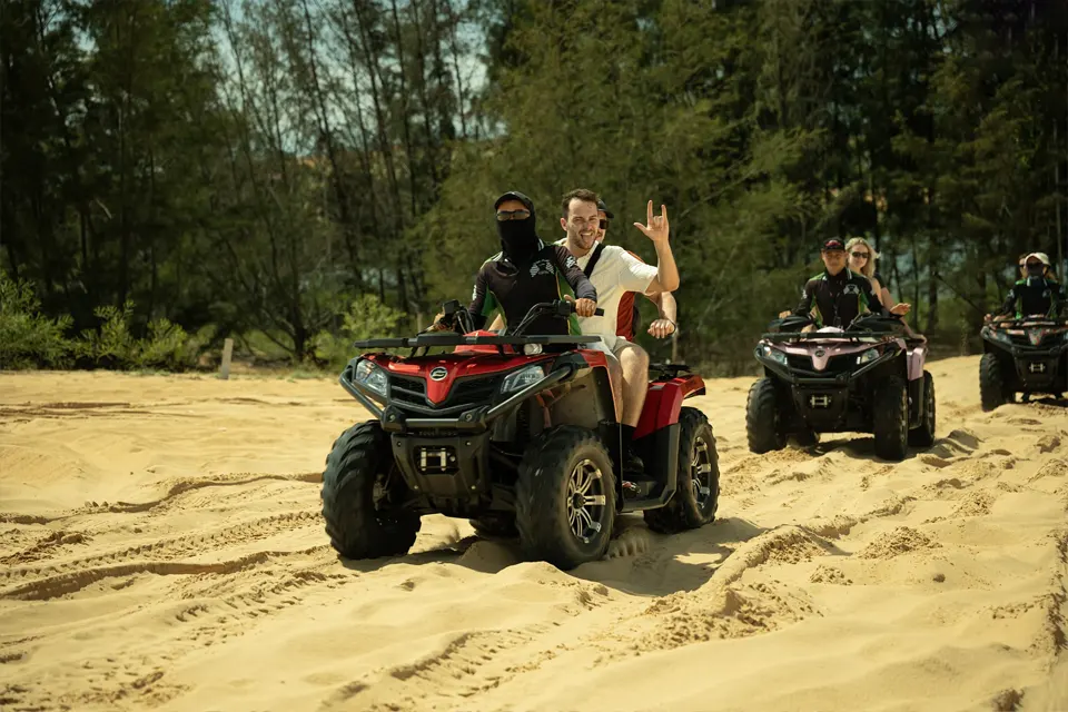 Atv trekking bàu trắng