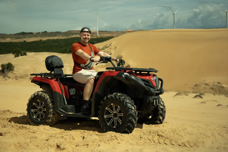 Atv trekking bàu trắng