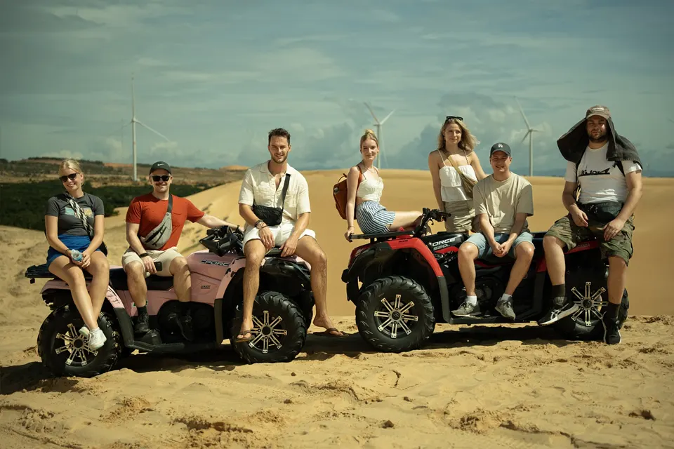 Atv trekking bàu trắng