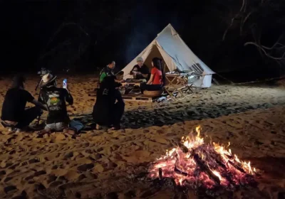 Có được cắm trại tại Bàu Trắng không? Ngắm sao đêm đồi cát